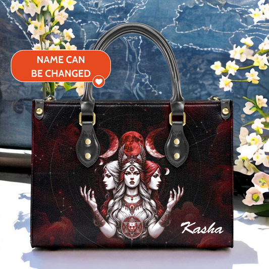 Hecate Goddess 01 - Personalized Leather Handbag